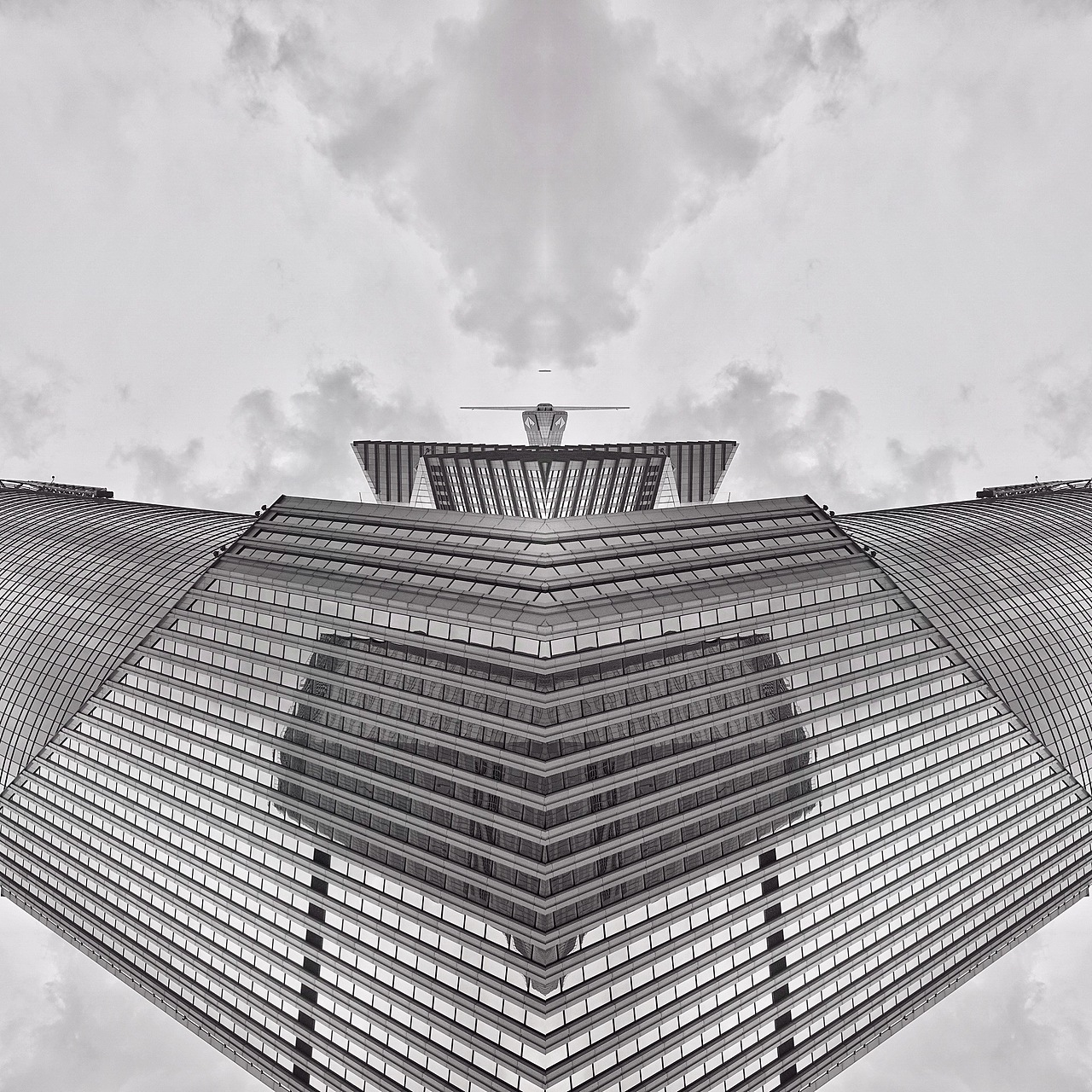 回到未来,手机后期抽象空间建筑摄影