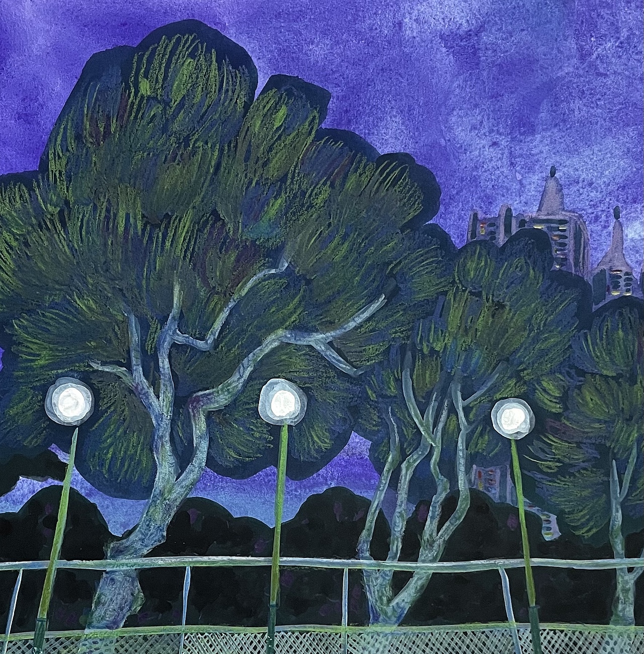 原创插画:网球记·系列组图