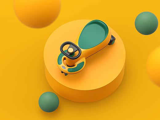 Baby Swing Car 儿童扭扭车，陪伴式户外产品设计