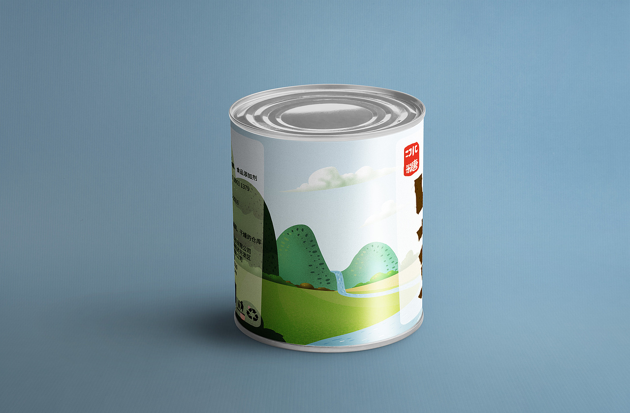 山药罐头包装设计（图ZMTUzMTg3MDM2） - 商业插画 - 站酷设计师爱画画的ACE原创素材 - 站酷ZCOOL