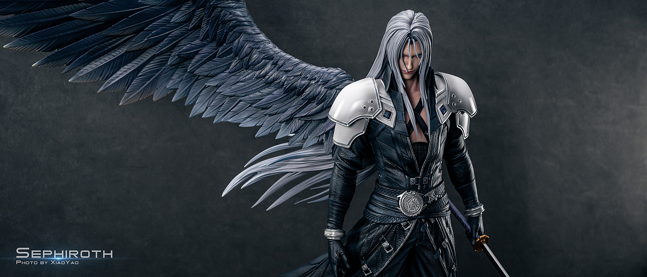Sephiroth雕像摄影（图ZMjUyODk5NTY0） - 产品摄影 - 站酷设计师一个半原创素材 - 站酷ZCOOL