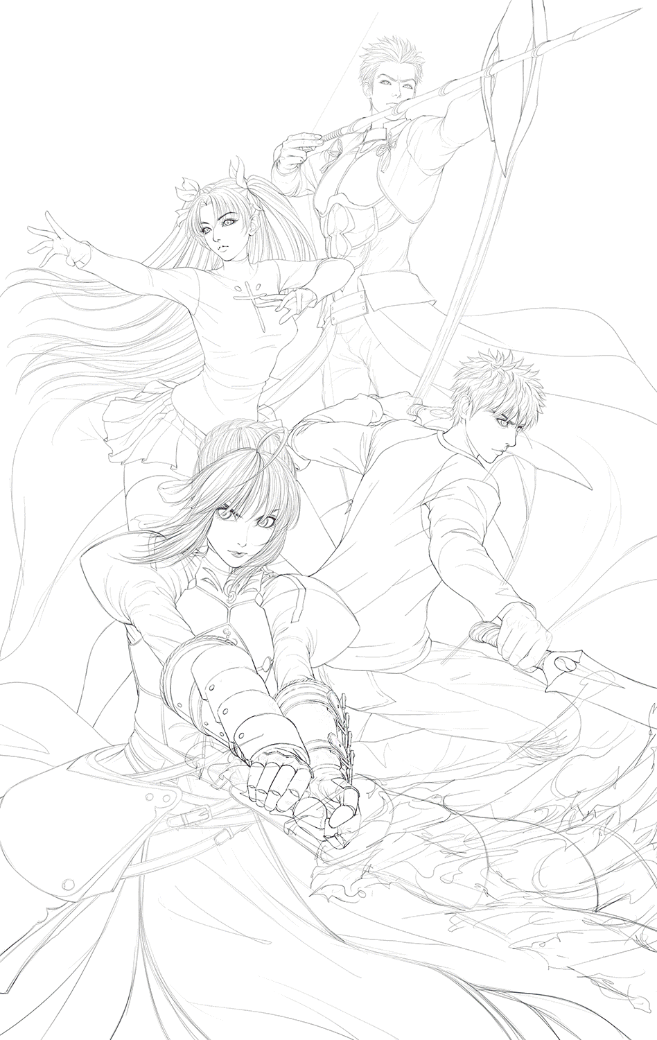 Fate/stay night（图ZMjEzMTkyNzA4） - 商业插画 - 站酷设计师大D0000原创素材 - 站酷ZCOOL