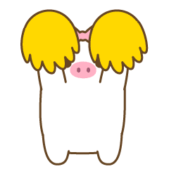 动画表情——小猪怀特2