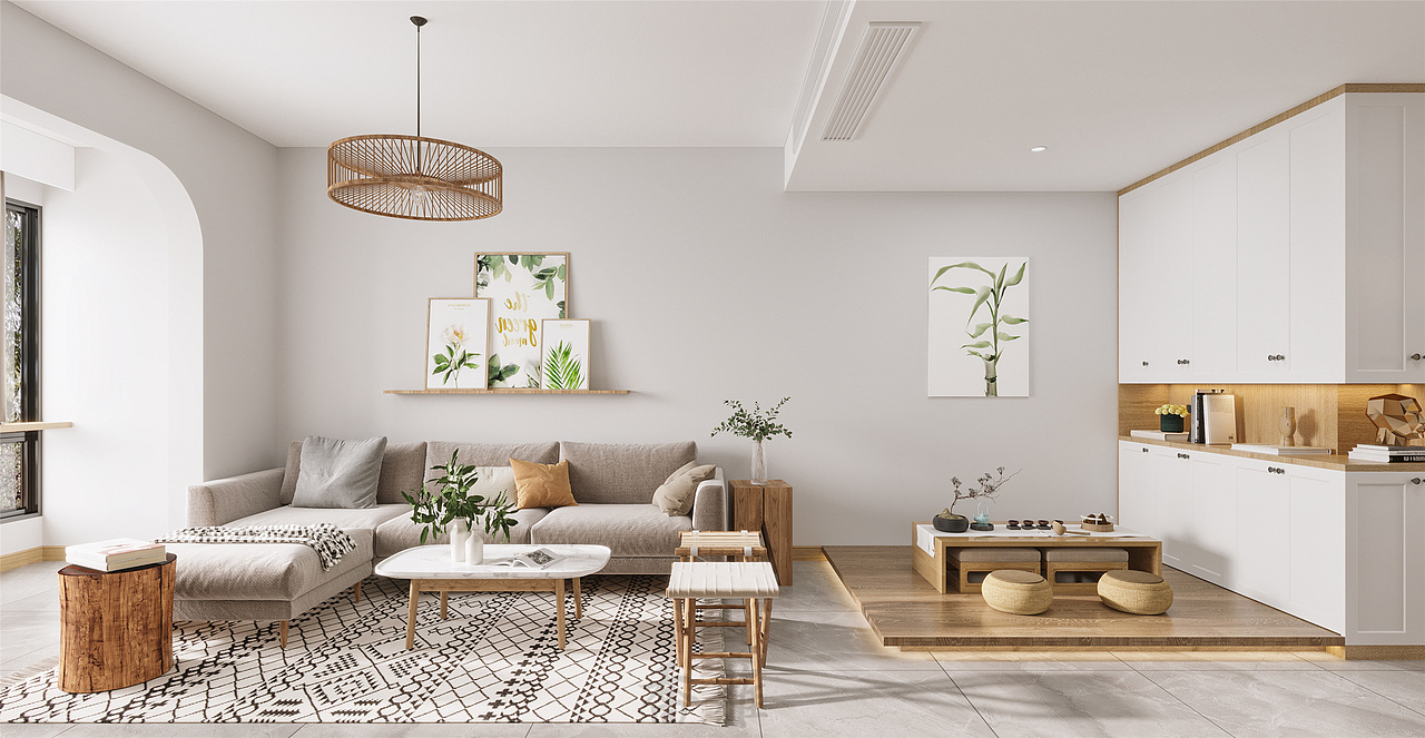 温馨有格调超有质感的日式原木（图ZMjgxMjIxMzI0） - 其他空间 - 站酷设计师乔雅小设计原创素材 - 站酷ZCOOL