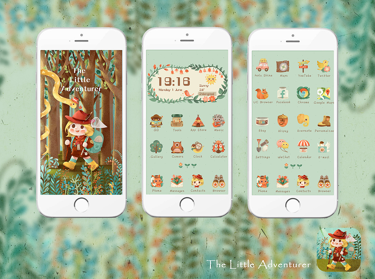 小小探险家（图ZMjg5MjkzMzI=） - 主题/皮肤 - 站酷设计师画画的lulu原创素材 - 站酷ZCOOL