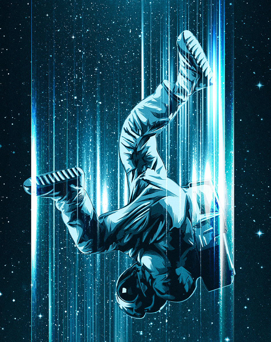 电影 星际探索 ad astra 艺术海报