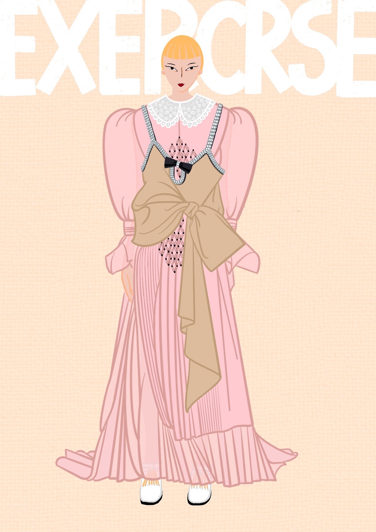 GUCCI2020 SS时尚人物插画 | procreate 