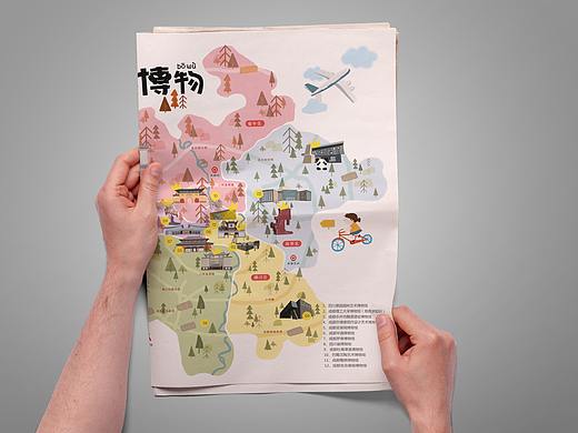 乐游博物——成都市博物馆之旅地图作品