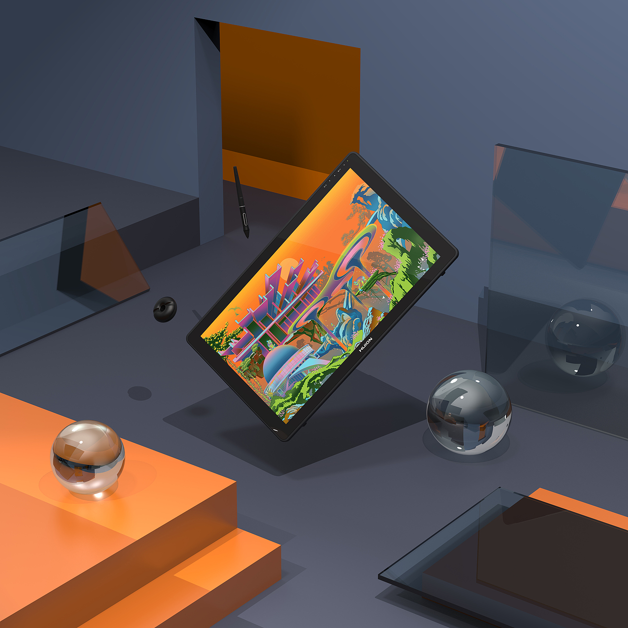 绘王 Kamvas 22 Plus（图ZMjM4MjUwNTgw） - 电子产品 - 站酷设计师Carey丶勇原创素材 - 站酷ZCOOL
