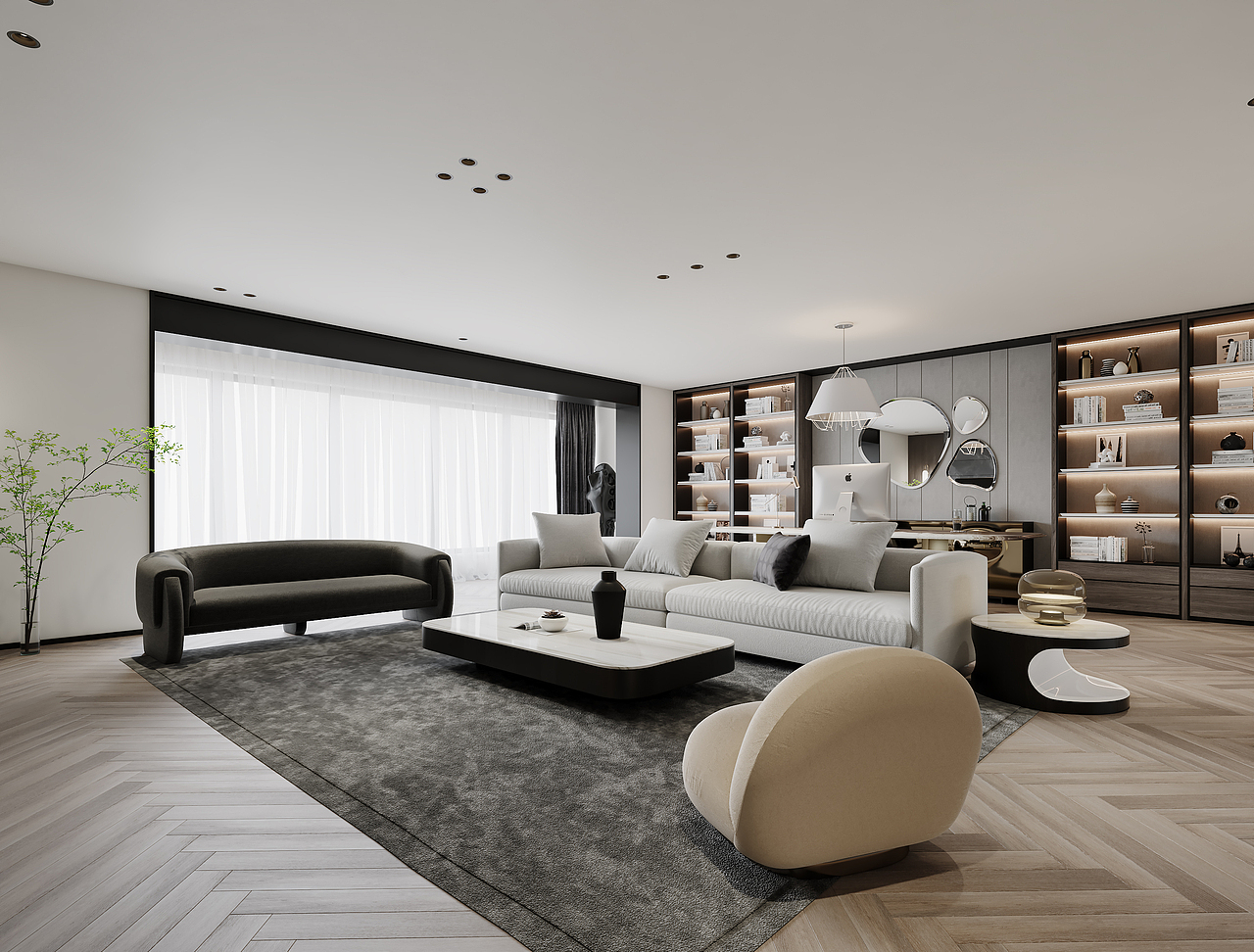 现代客厅（图ZMjA5NjQ0NDM2） - 家装设计 - 站酷设计师GtLDARKEST悟空原创素材 - 站酷ZCOOL