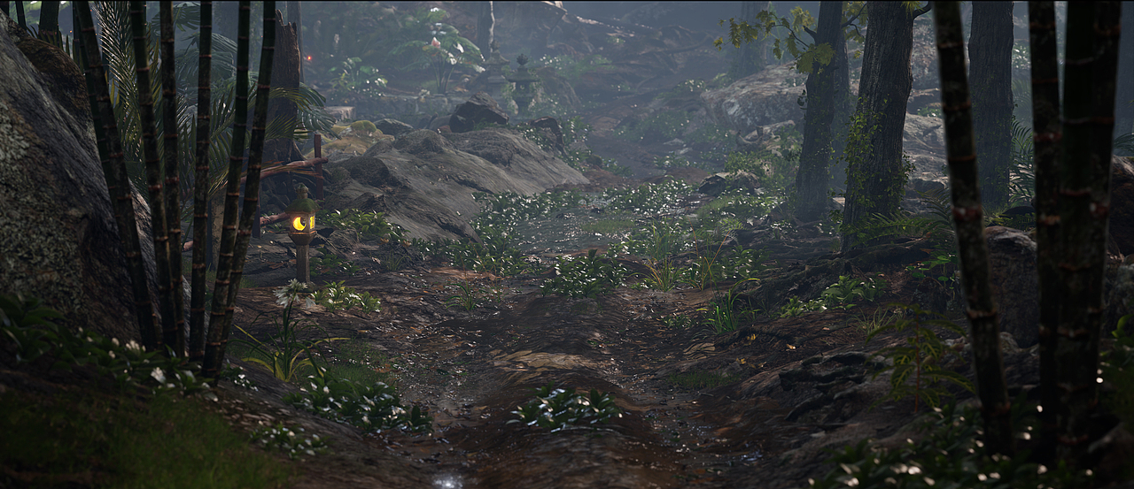 [4k]黑神話·雨后初霽（圖ZMjQ5MTYzMjY0） - 場(chǎng)景 - 站酷設(shè)計(jì)師就住在這屯原創(chuàng)素材 - 站酷ZCOOL