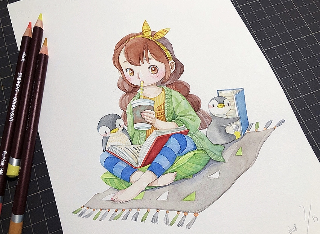 BEST TOP NINE 2018（图ZMTM5MzQzNTQ0） - 儿童插画 - 站酷设计师小可酱的大提琴原创素材 - 站酷ZCOOL