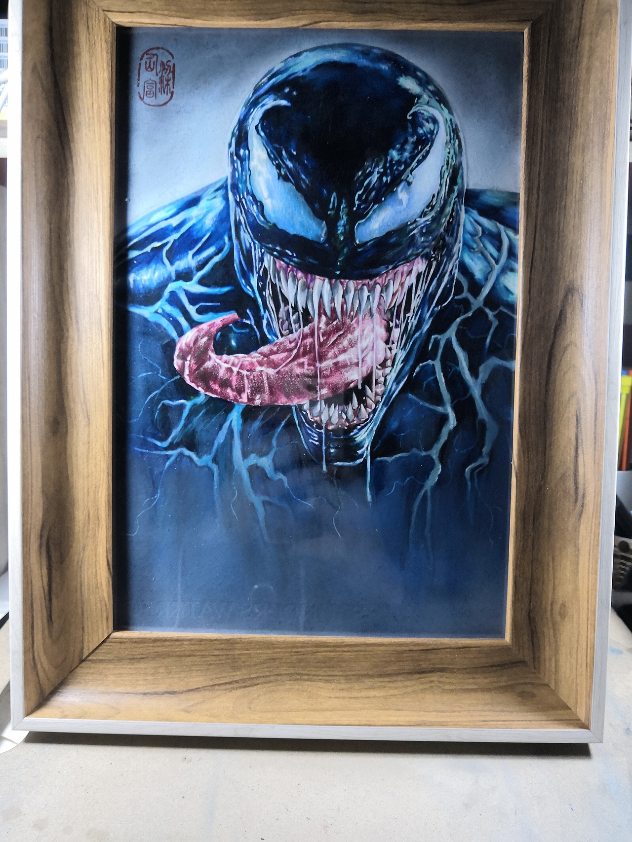 《毒液》彩铅练习