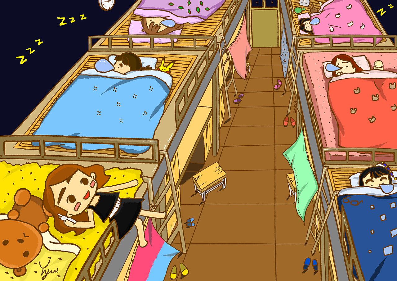 大学宿舍总有一个这样滴孩纸系列