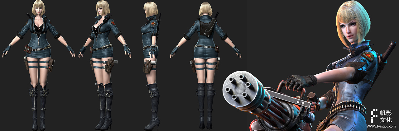 a-pose角色|三维|人物/生物|fan帆影文化 - 原创作品 - 站酷 (zcool)