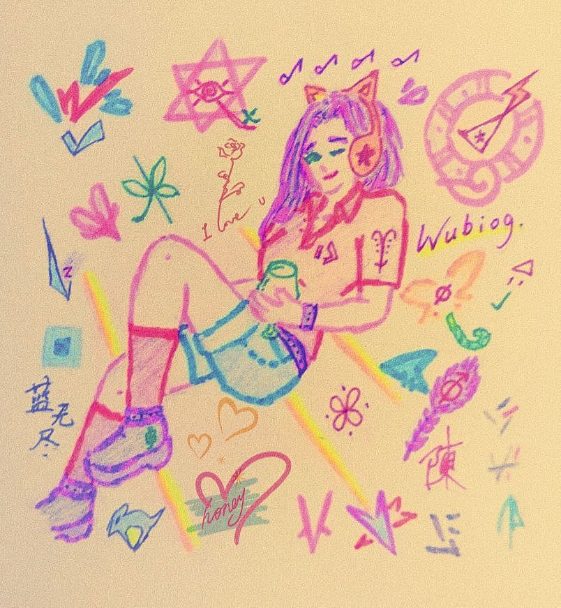 飞灵记手绘（图ZMzQyMDc0MzEy） - 绘本 - 站酷设计师陈里季原创素材 - 站酷ZCOOL