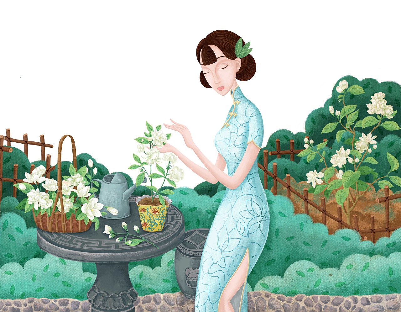 三生花升级系列|插画|商业插画|青初design_原创作品-站酷zcool