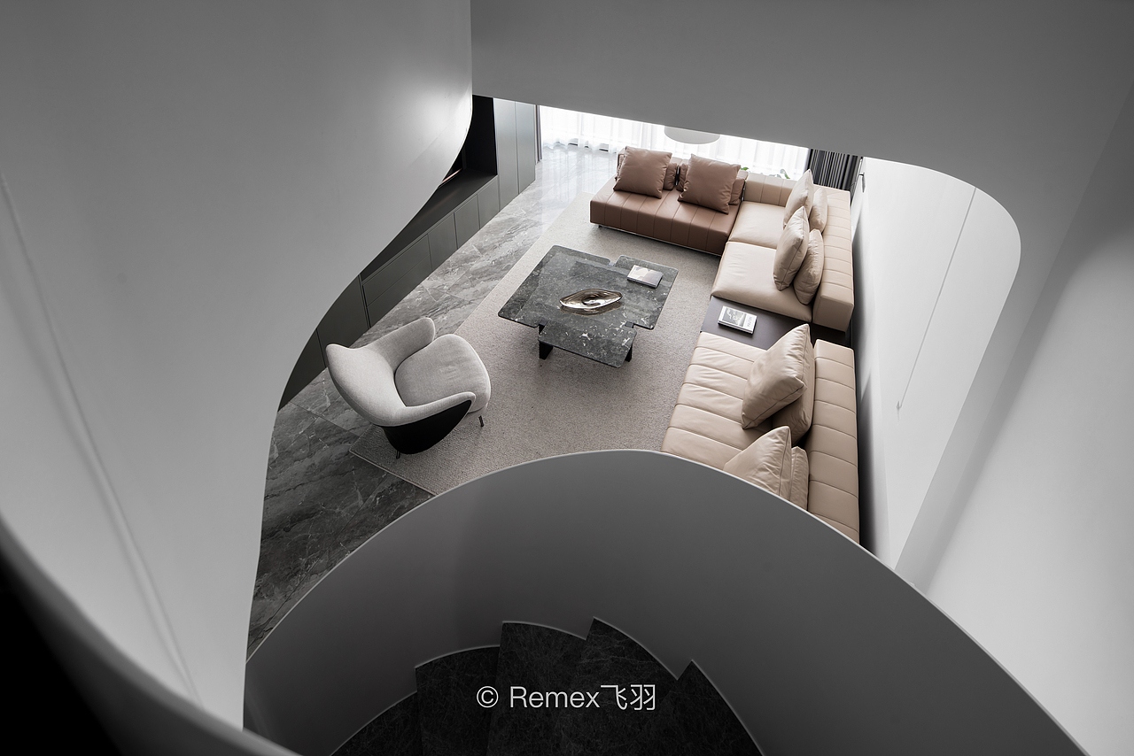 白色极简私宅实景案例|空间摄影飞羽|