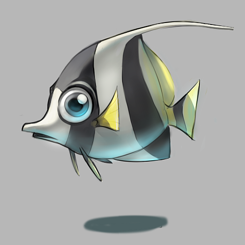 画鱼的小教程 （很长时间没用SAI画东西了 最近练练手 自己yy一下 后面有步骤 ）（图ZNDc1NzM0OA==） - 概念设定 - 站酷设计师磨叽的喵星人原创素材 - 站酷ZCOOL