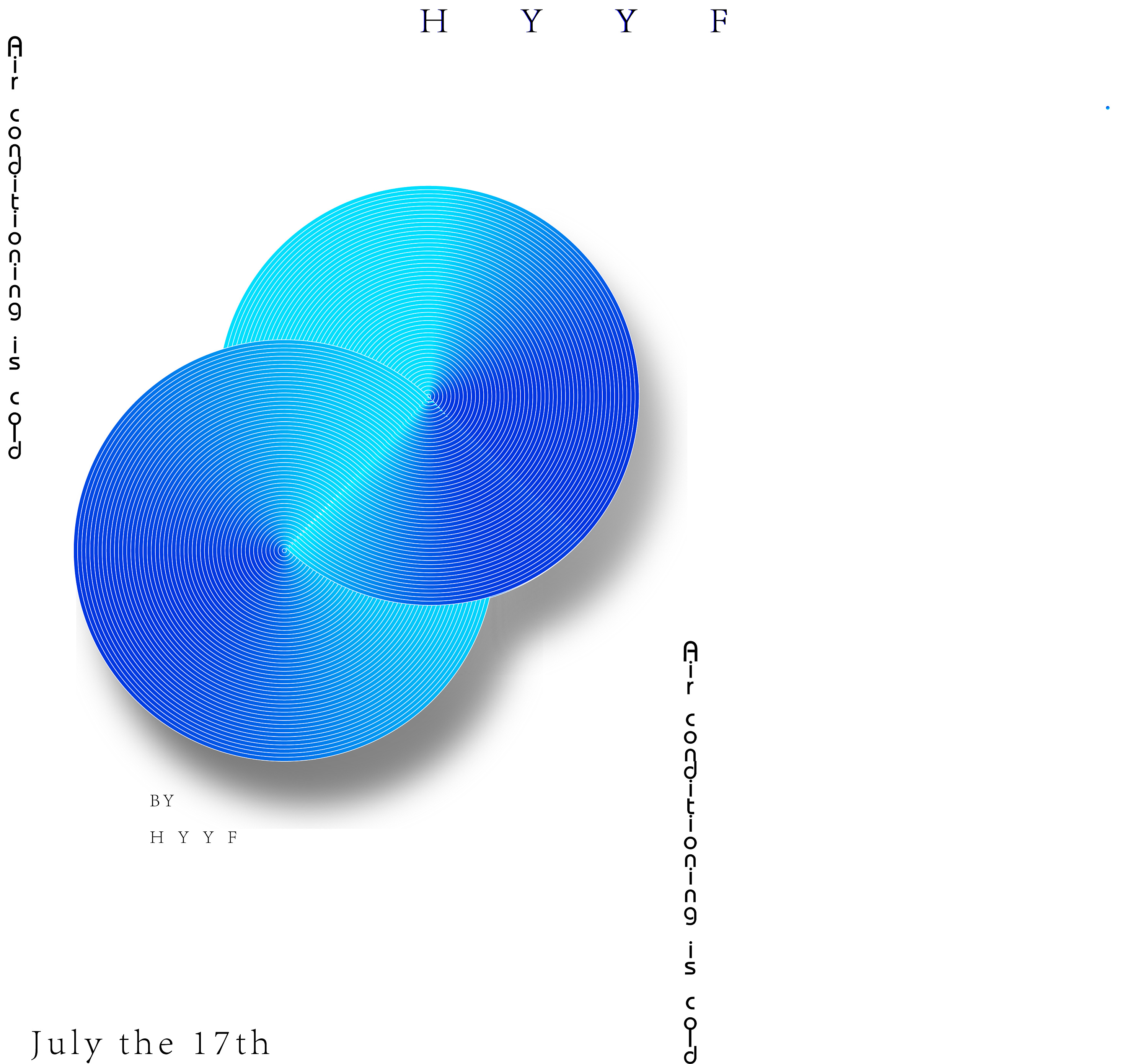 圆形金属纹理海报