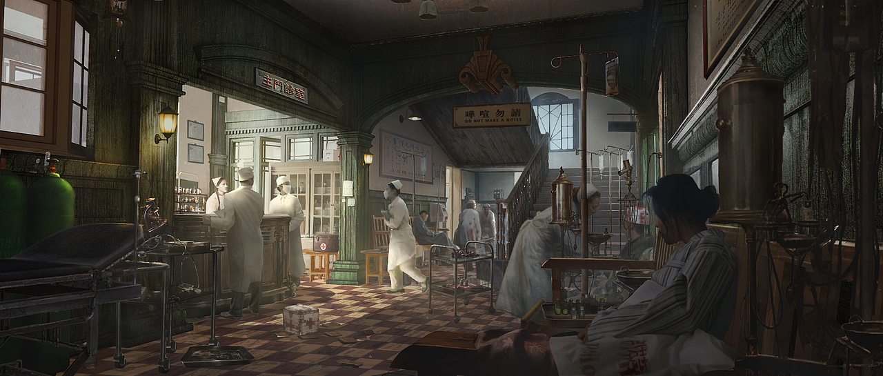 年代,民国场景气氛图(2020年)_mariniekaka-站酷zcool