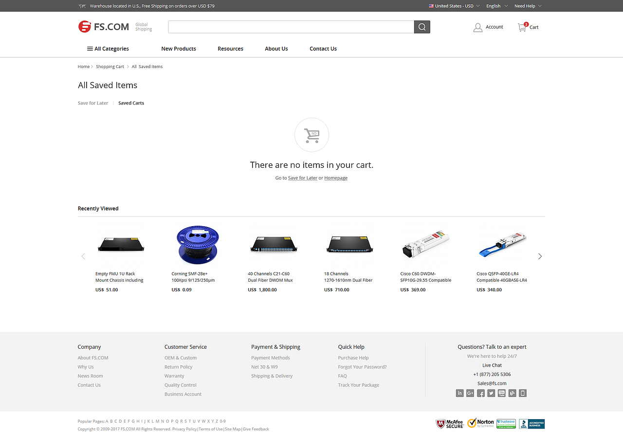 All Saved Items-空状态3