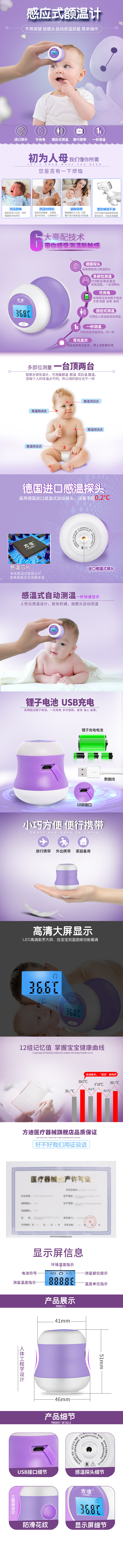 红外体温计详情描述