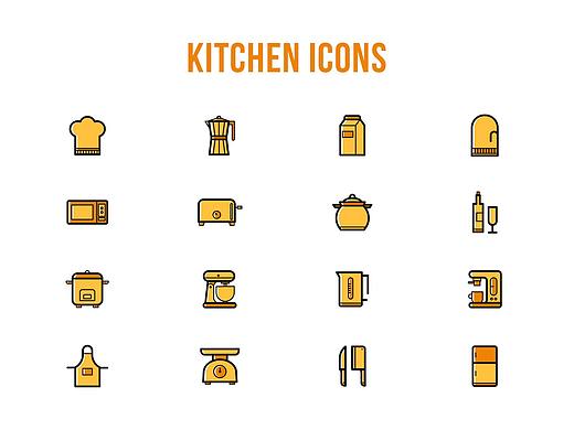 Kitchen Icons 图标设计