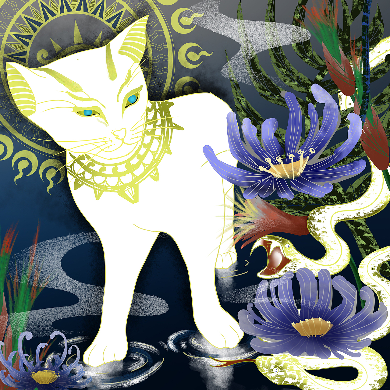 猫（图ZMjIwMTMyOTg0） - 创作习作 - 站酷设计师春光设计YangFan原创素材 - 站酷ZCOOL