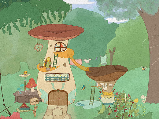 原创插画｜蘑菇公寓 招人啦！
