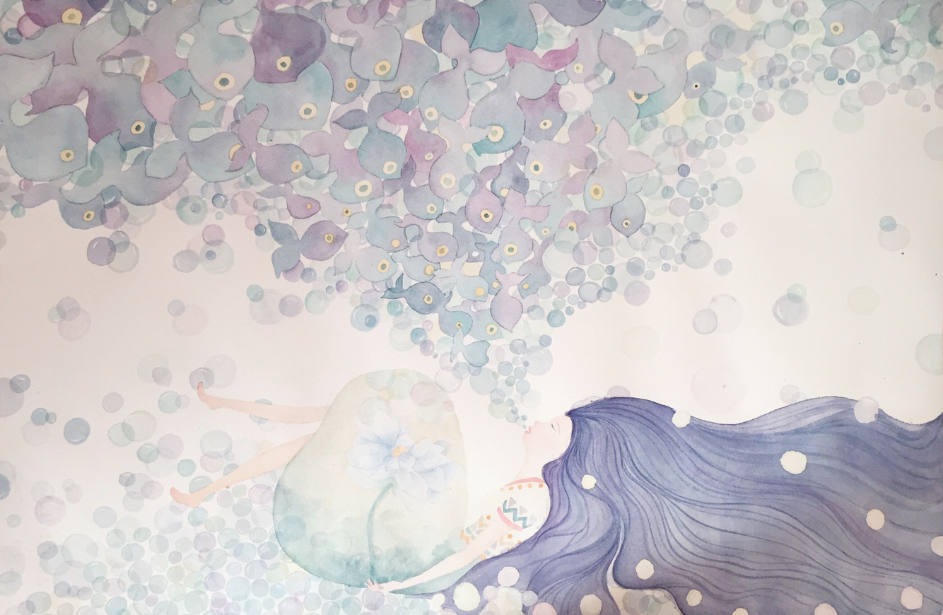 梦境|插画|插画习作|raining728 - 原创作品 - 站酷 (zcool)