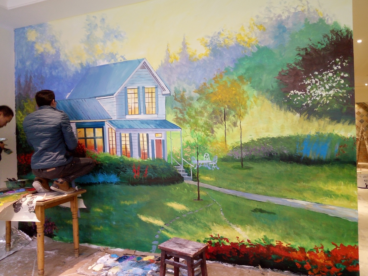 3D墙绘，3D墙画，成都墙绘，成都彩绘，成都壁画