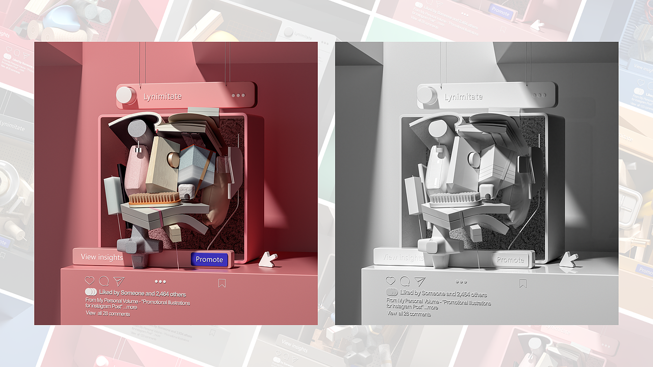 C4D练习（图ZMjg2MzEyMTg0） - 场景 - 站酷设计师汀n3原创素材 - 站酷ZCOOL