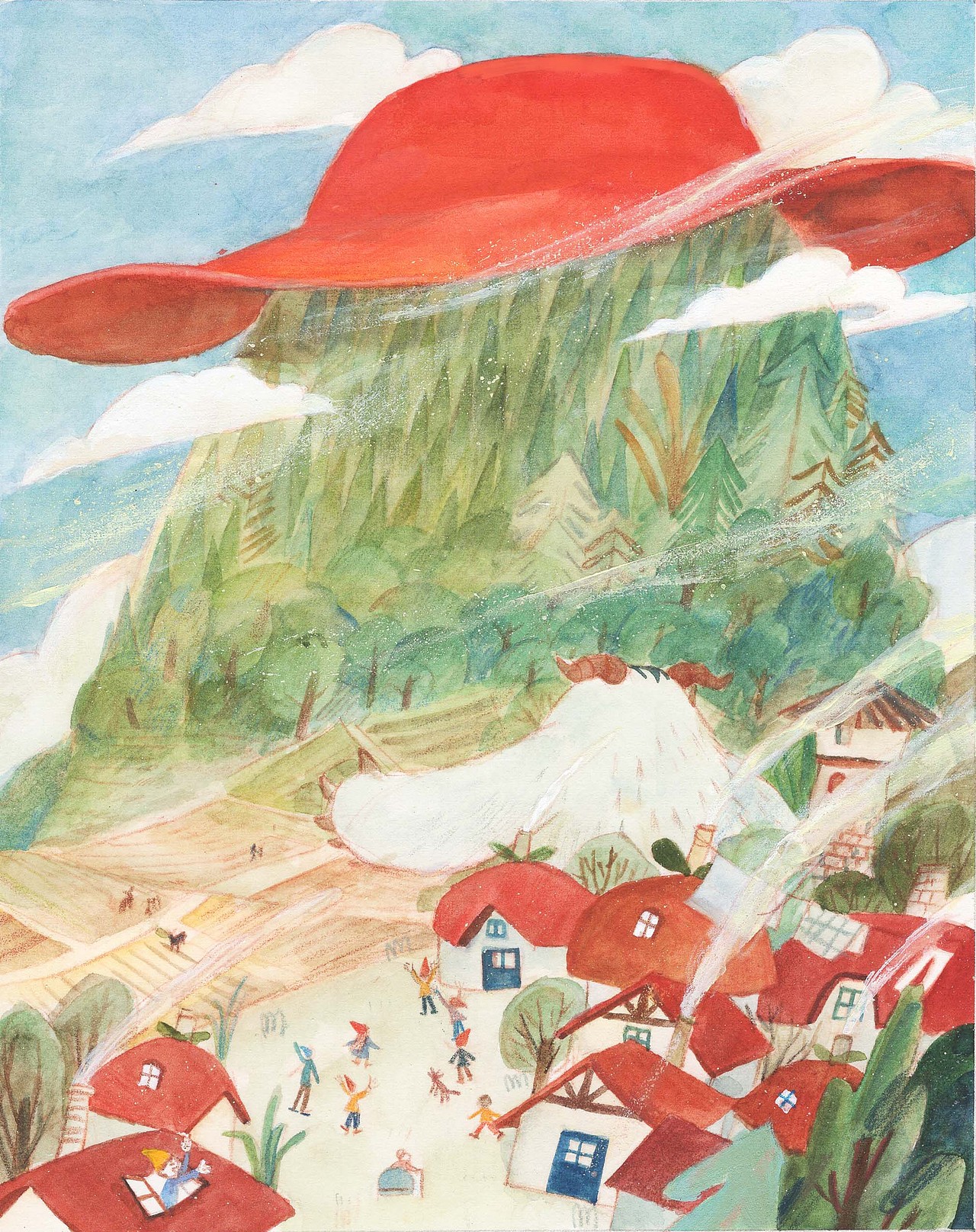 儿童文学插图《怪物咕吧》（图ZMjczNzkyNTcy） - 儿童插画 - 站酷设计师日一尧原创素材 - 站酷ZCOOL