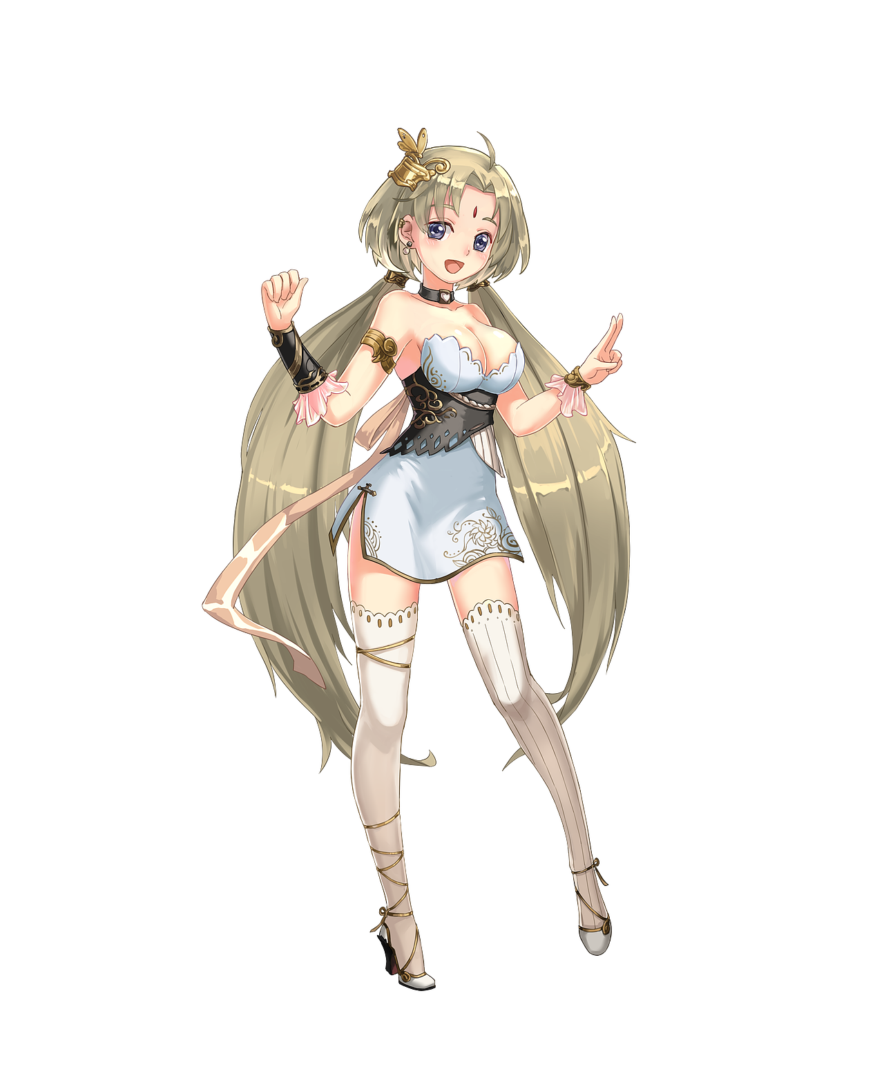 游戏 立绘 女 精灵