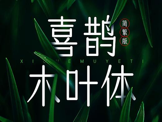 喜鹊木叶体