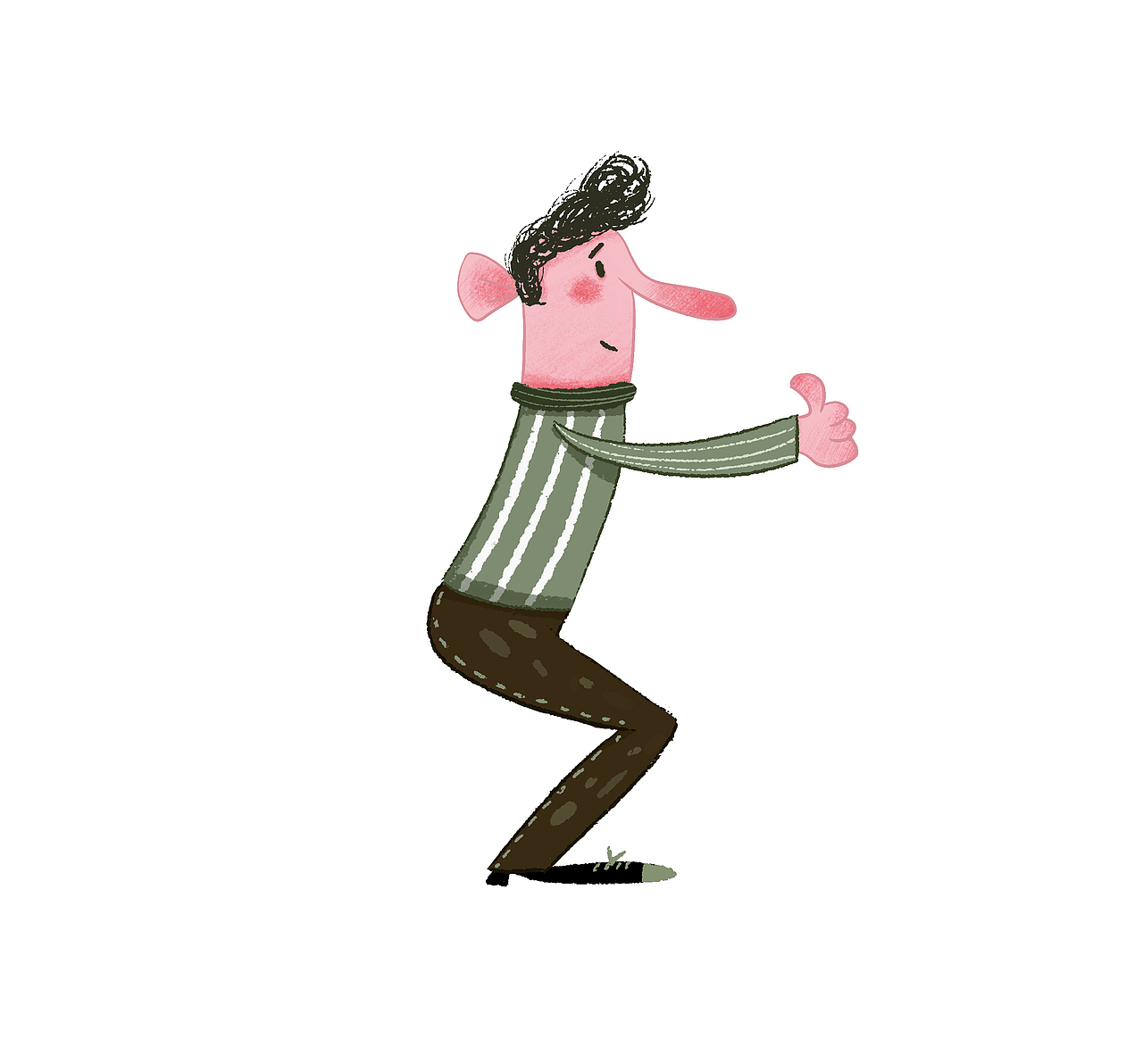 人物练习（图ZMTMzNDMyMDcy） - 儿童插画 - 站酷设计师豆小逗哇原创素材 - 站酷ZCOOL