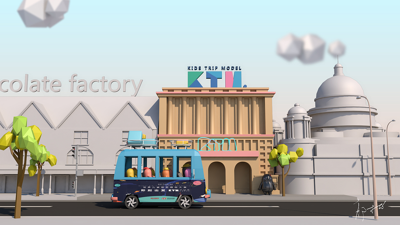 C4D-low poly KTM（图ZODk5NjQ2NzY=） - 动画/影视 - 站酷设计师郭才龙原创素材 - 站酷ZCOOL