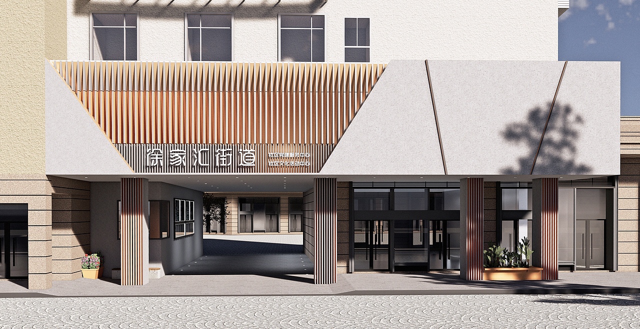 街道门头设计（图ZMTk3MzY5OTIw） - 建筑设计 - 站酷设计师Z69426622原创素材 - 站酷ZCOOL
