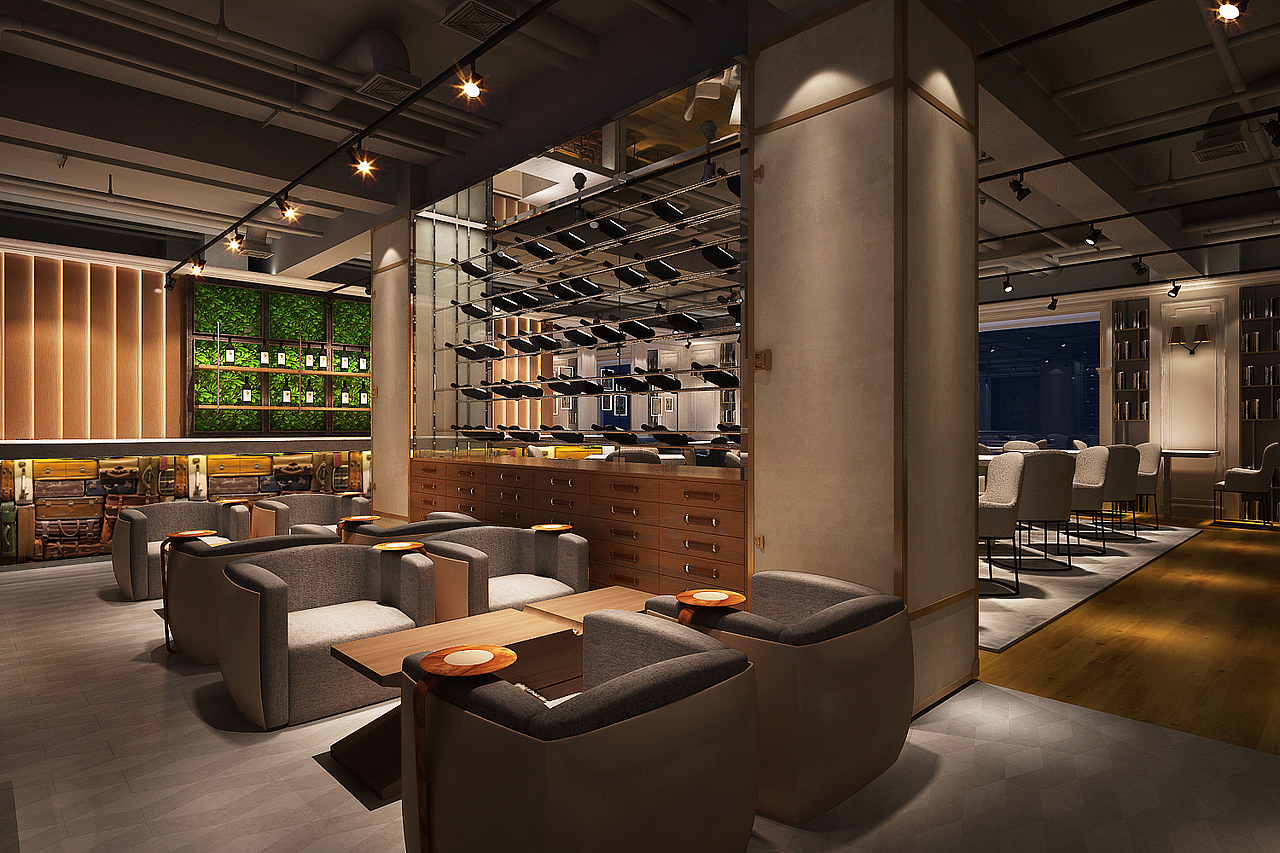 餐厅酒店效果图作品