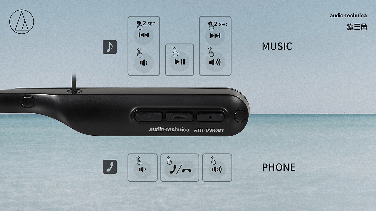 铁三角耳机ATH-DSR5BT宣传套图