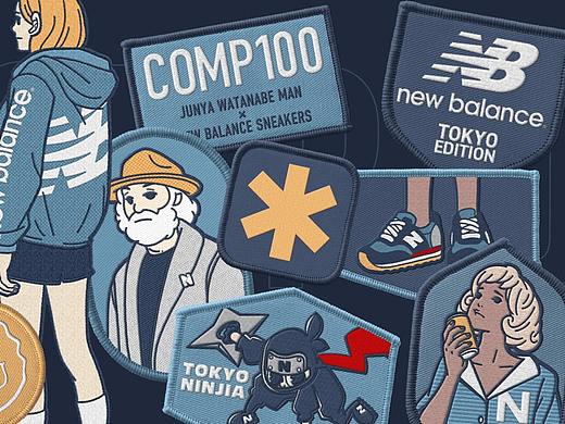 東京New Balance COMP100概念插画 