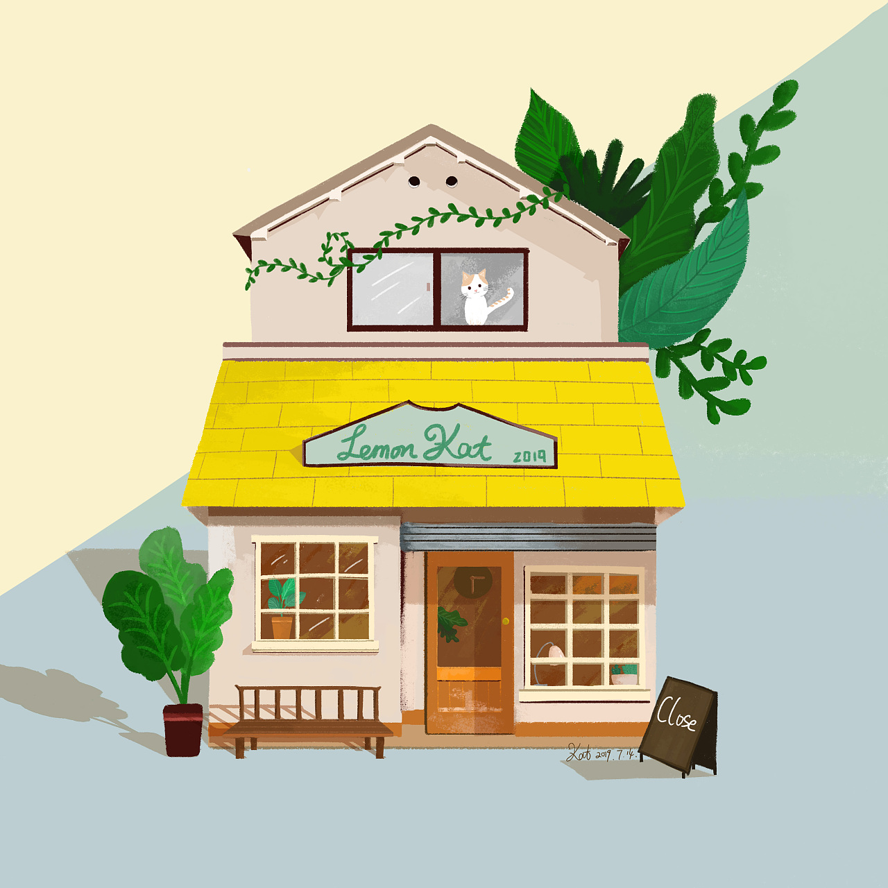 插画|猫的杂货店