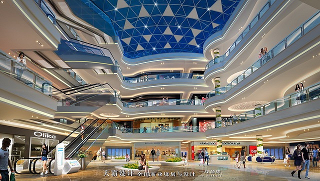 荆州商业街设计方案由广东天霸设计打造更融合美学商业（图ZMTMyOTkyMTI0） - 建筑设计 - 站酷设计师专业购物中心设计原创素材 - 站酷ZCOOL