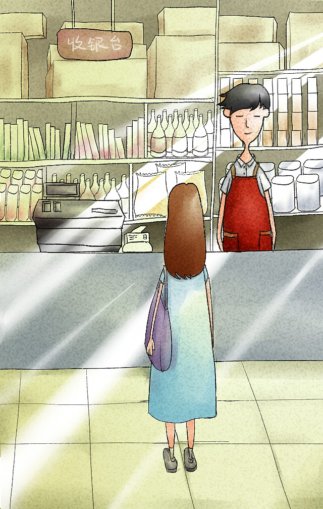 我是若比邻的一名收银员。
那个下午,我永远都不会忘记。<br>她站在我面前那一瞬间,<br>我仿佛看见了那些熟悉的画面。