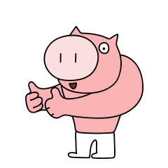 猪跳跳表情包