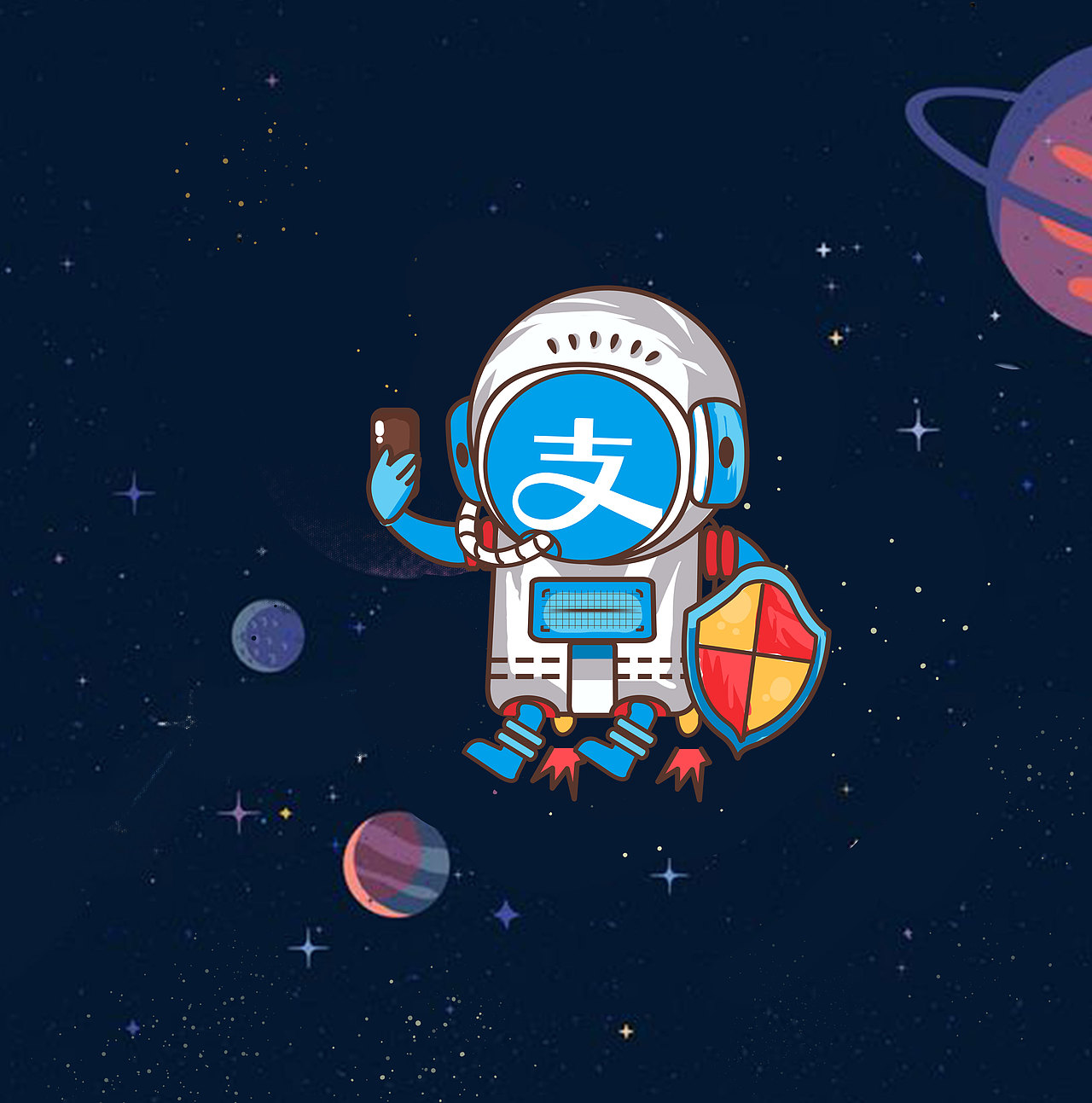 汉堡王x支付宝创意ip