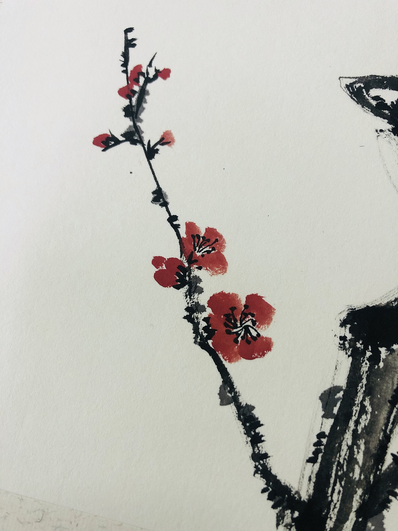 梅花-竹影和诗瘦，梅花入梦香（图ZMTg1NzgyNjk2） - 绘画 - 站酷设计师A倩baby原创素材 - 站酷ZCOOL