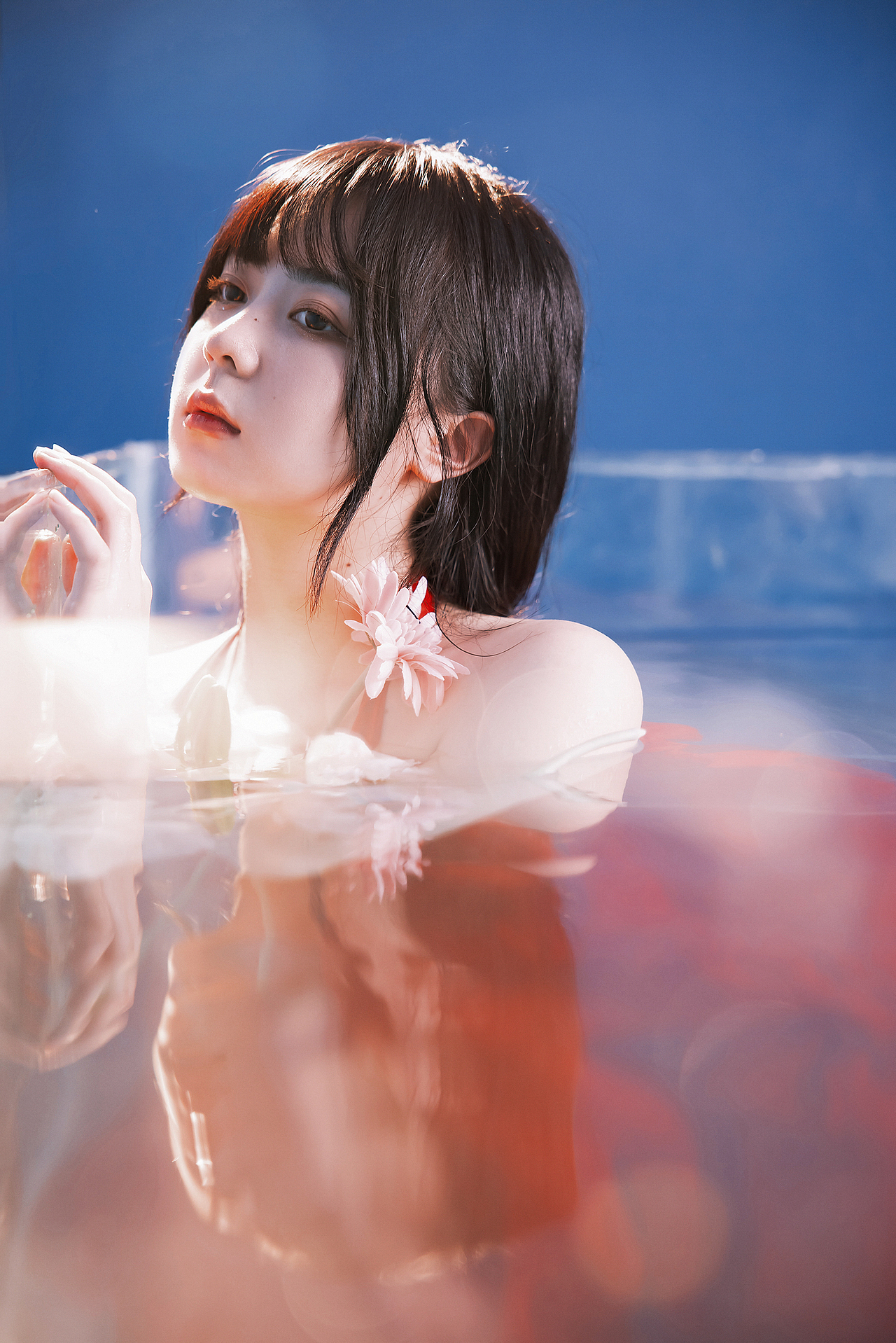 太阳强烈，水波温柔（图ZMjYyMTg0NDY4） - 人像摄影 - 站酷设计师极光ALBUM原创素材 - 站酷ZCOOL