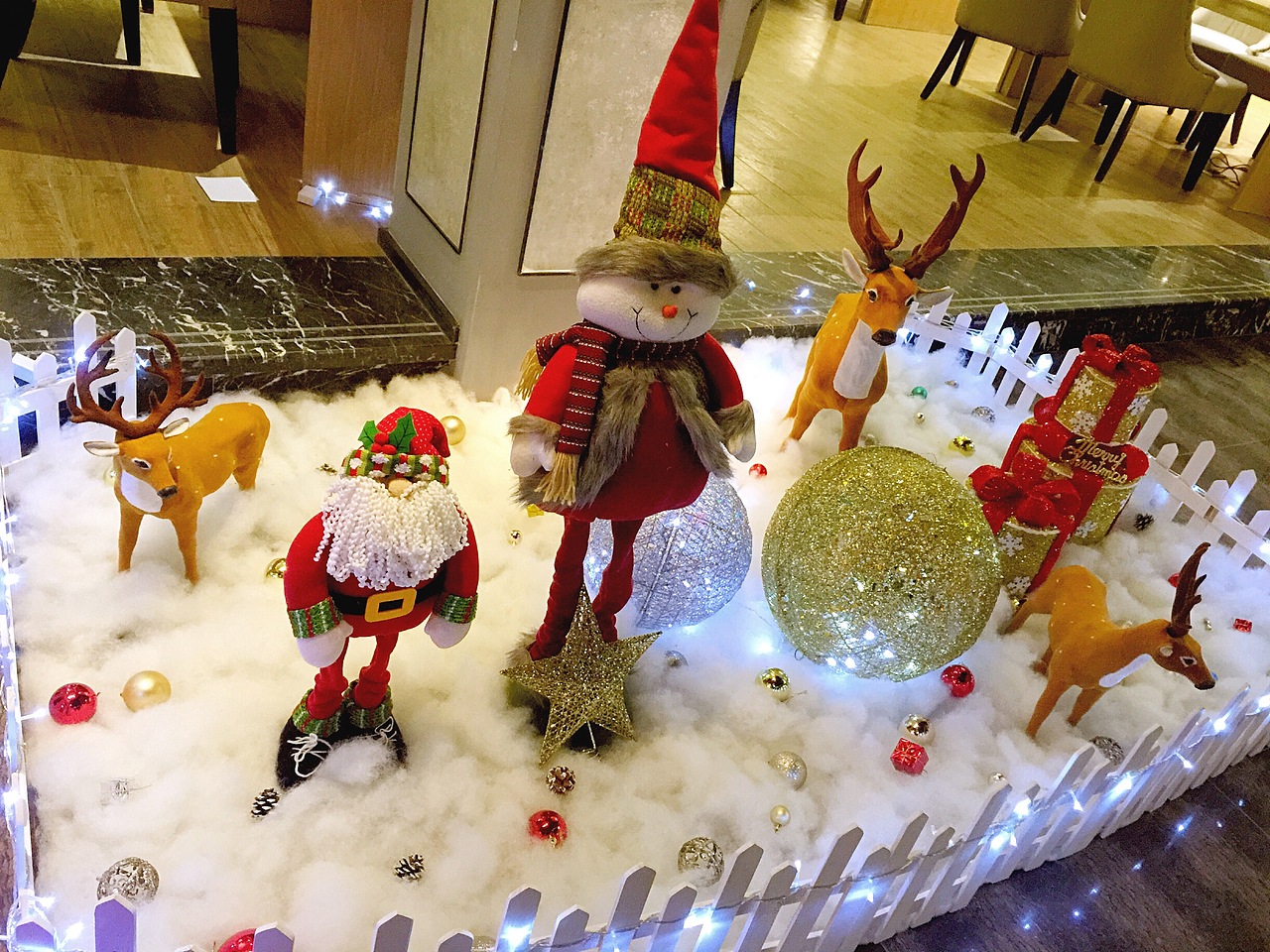 圣诞节陈列装饰，我们不看气质